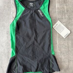 NWT 2XU Femme Tri Singlet Women’s Tank Top Athletic Biking Running XS